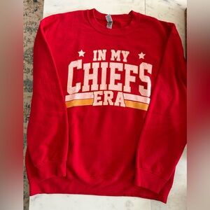 Travis Kelce “In My Chiefs Era” Sweatshirt.